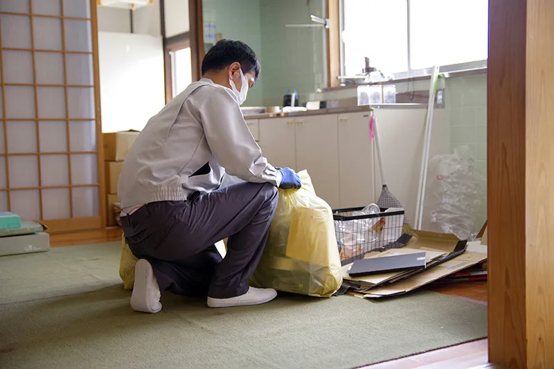 整理から清掃までワンストップで対応